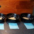Experimenting with flour hydration levels