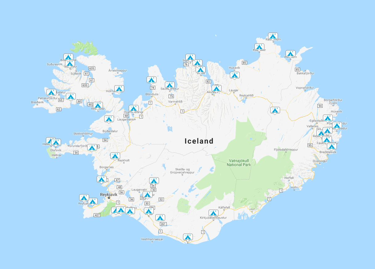 Featured image of post Iceland: Campingcard locations 2018