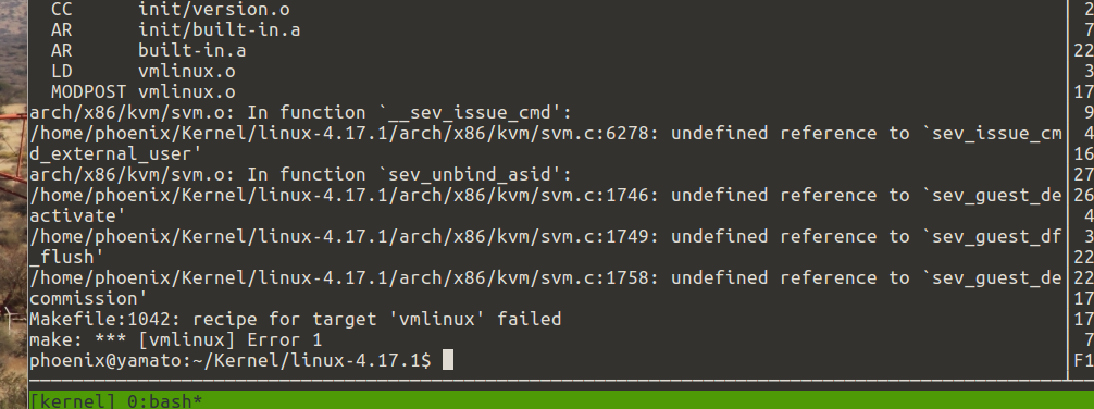 Featured image of post Kernel build bug - KVM_AMD and CRYPTO_DEV_CPP