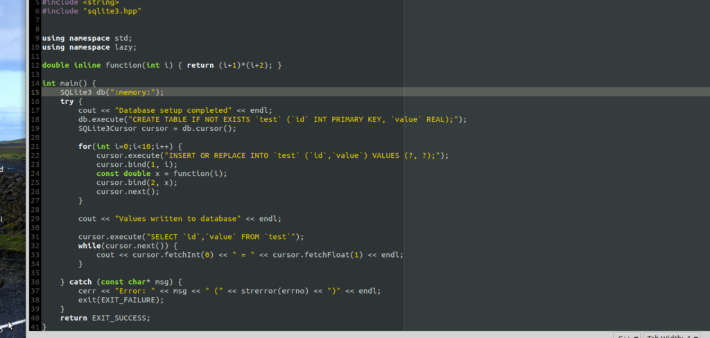 Featured image of post SQLite3 C++ Wrapper Class