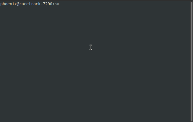 Example workflow in a terminal showing how two virtual machines get updates with the script